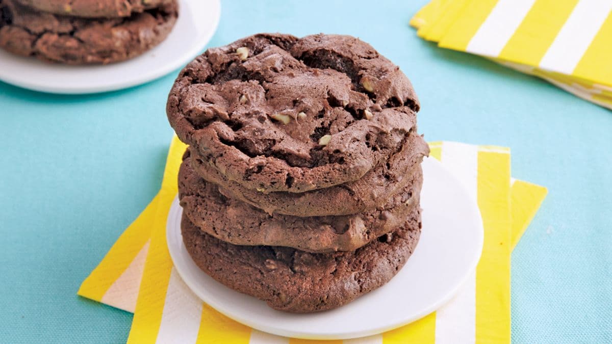 Cake Mix Chocolate-Mint Cookies