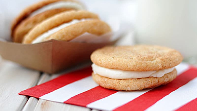 Snickerdoodle Sandwich Cookies