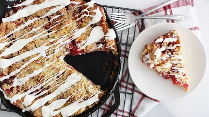 Cherry Cheesecake Bread Pudding